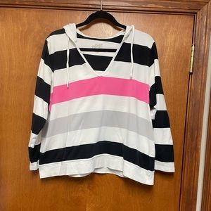 Style&co sport striped 1x top